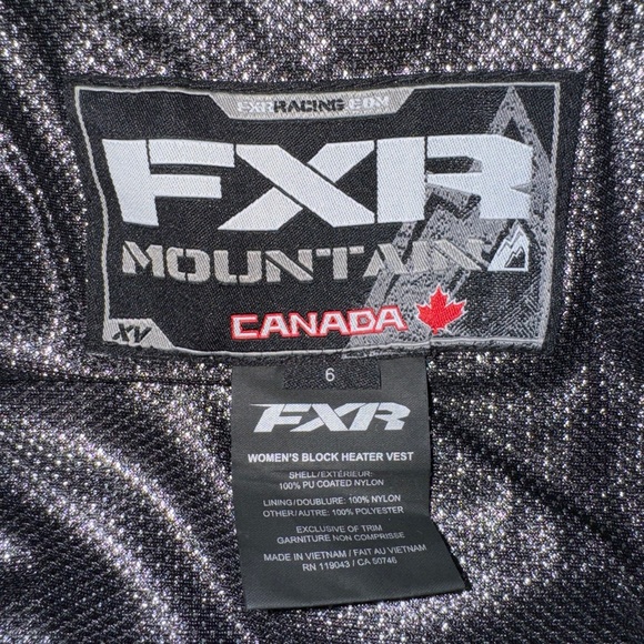 FXR WOMEN'S FUZE BLOCK HEATER VEST - Picture 4 of 4